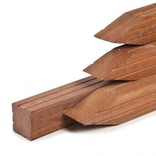 Tuinpaal hardhout azobé 8,5x8,5x135 cm geschaafd Tuinpaal hardhout azobé 8,5x8,5x135 cm geschaafd
